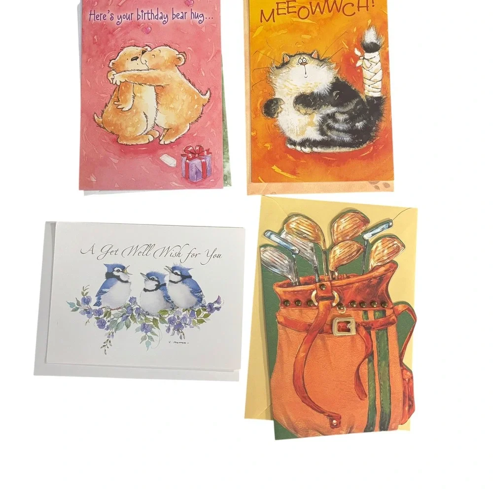 Lot of 20 Assorted Greeting Cards Lot Birthday Get Well Baby Occasions‎ Mixed